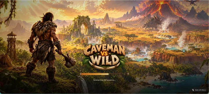 Caveman vs Wild cover art
