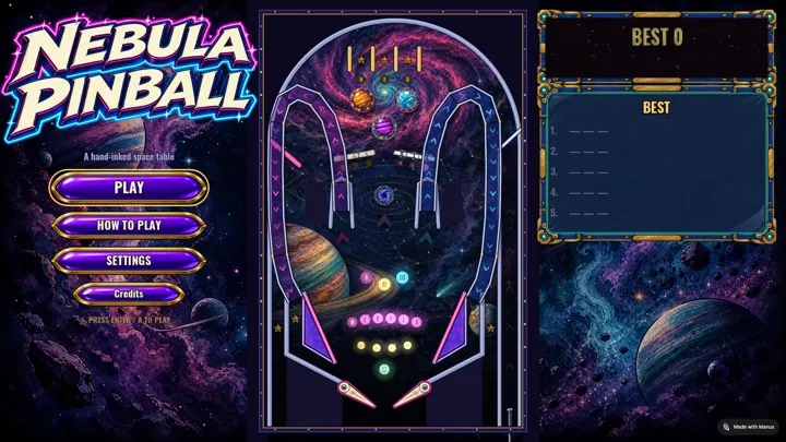 Nebula Pinball cover art