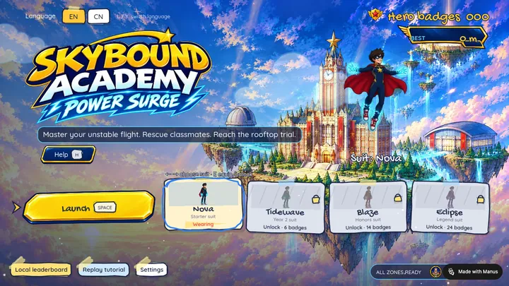 Skybound Academy cover art